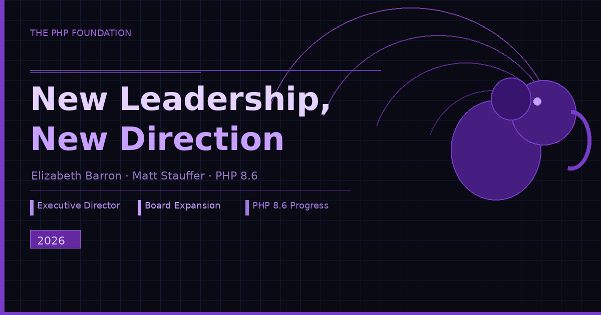 Preview image for The PHP Foundation in 2026: New Leadership, New Direction